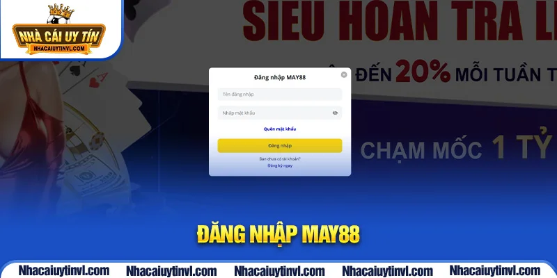 Đăng nhập MAY88